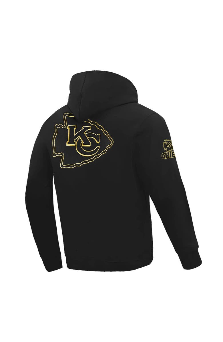 PRO STANDARD Men's Pro Standard Black Kansas City Chiefs Classic Chenille Pullover Hoodie, Alternate, color,