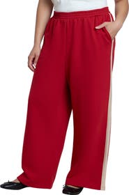 ELOQUII Stripe Detail Sweatpant