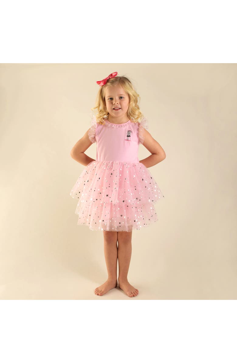 Rachel Riley Eloise Sparkle Star Tutu Dress, Alternate, color, Pink