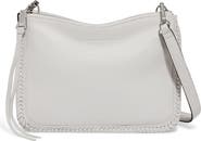 AIMEE Famous Double Zip Leather Crossbody Bag