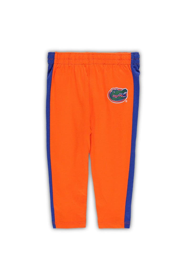 Infant Royal/Orange Florida Gators Little Kicker Long Sleeve Bodysuit and Sweatpants Set, Alternate, color, Royal