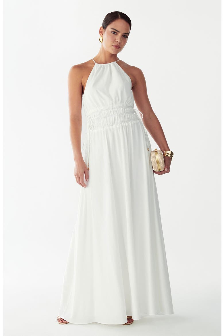 Elias Maxi Dress, Main, color, White