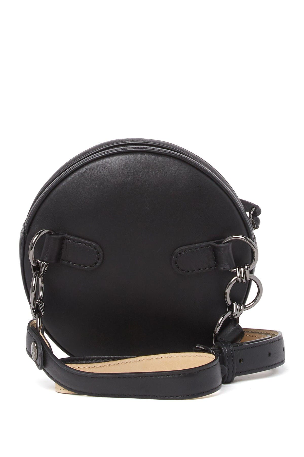 Longchamp Circle Shoulder Bag, Alternate, color, Black