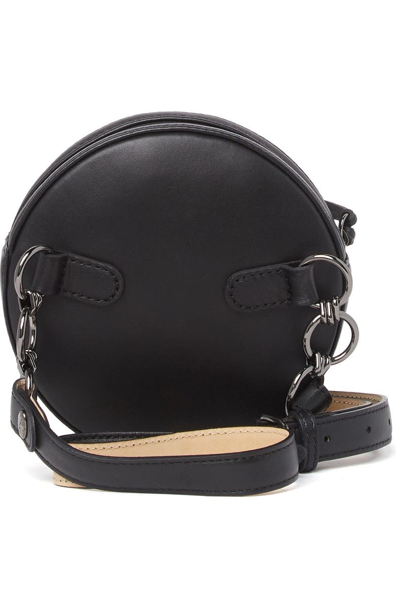 Longchamp Circle Shoulder Bag, Alternate, color, Black