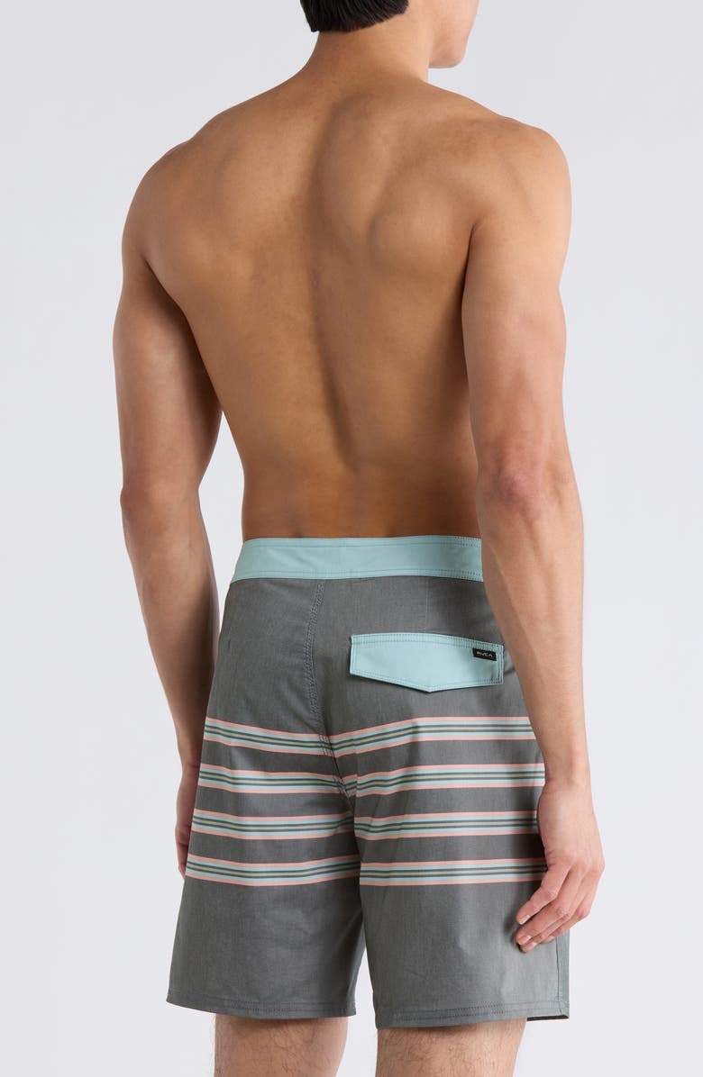 RVCA County Line Swim Trunks, Alternate, color, Black