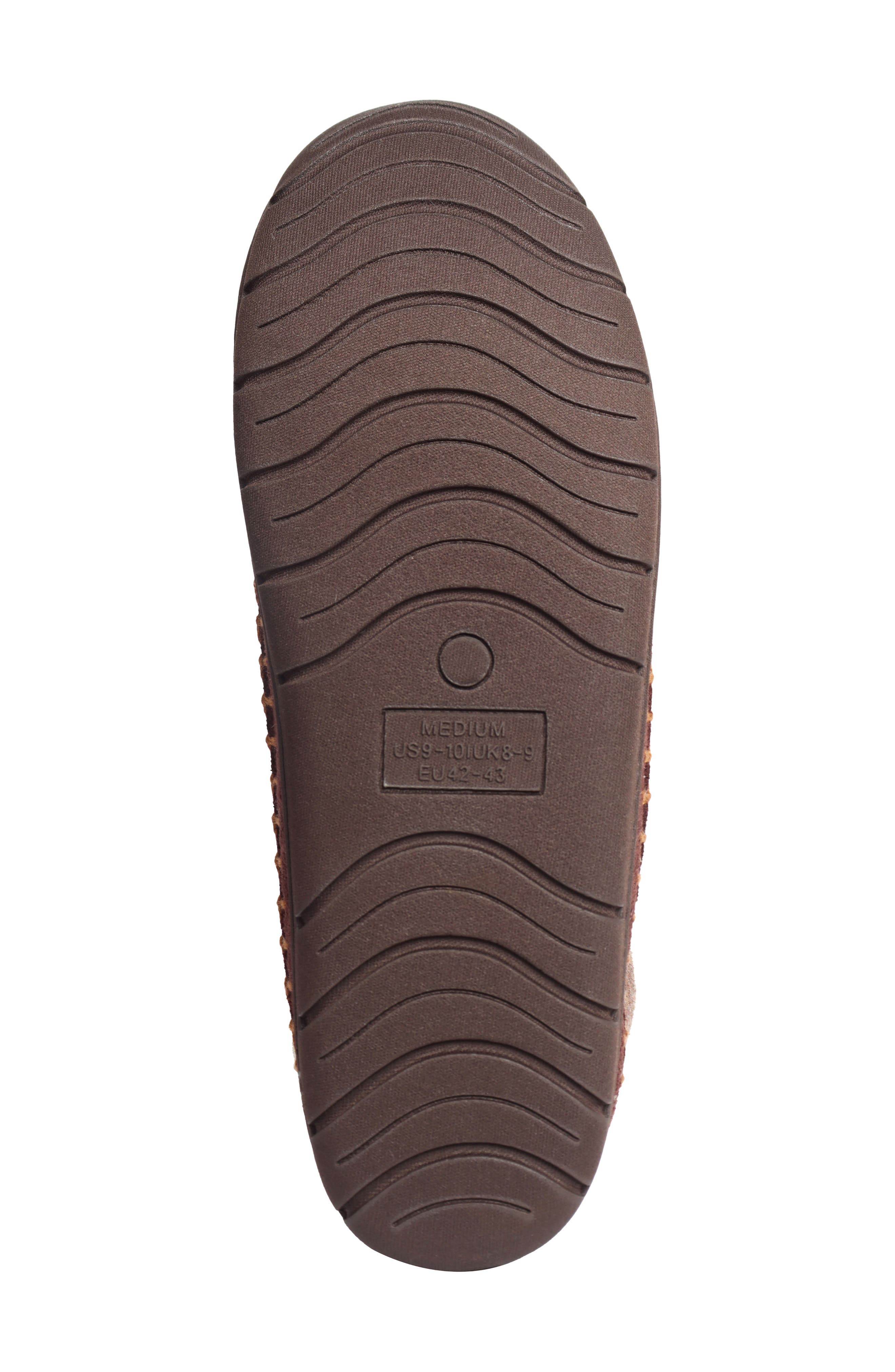 WEATHERPROOF VINTAGE Felted Faux Shearling Lined Bootie Slipper, Alternate, color, 