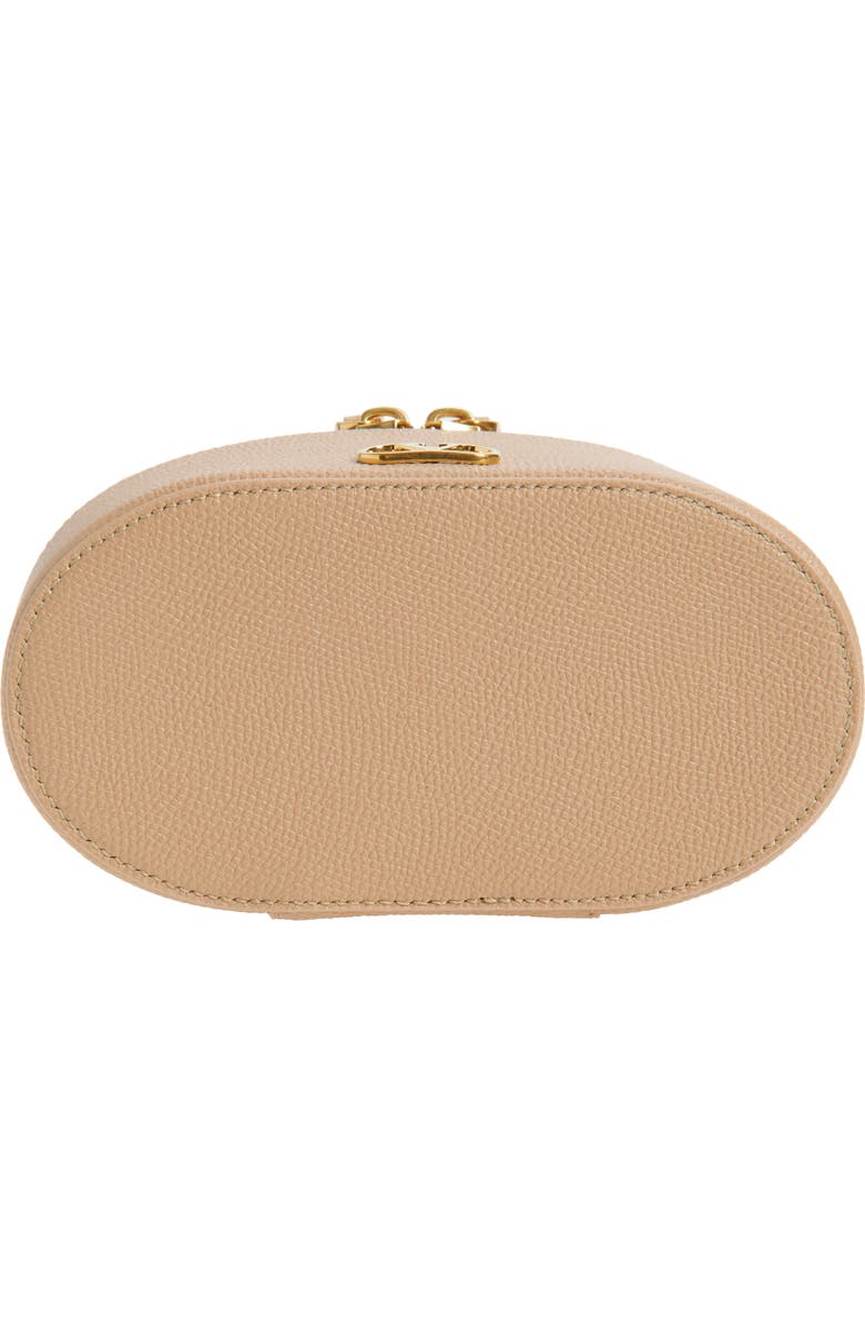 Valentino Garavani VLOGO Signature Leather Vanity Case, Alternate, color, Rose