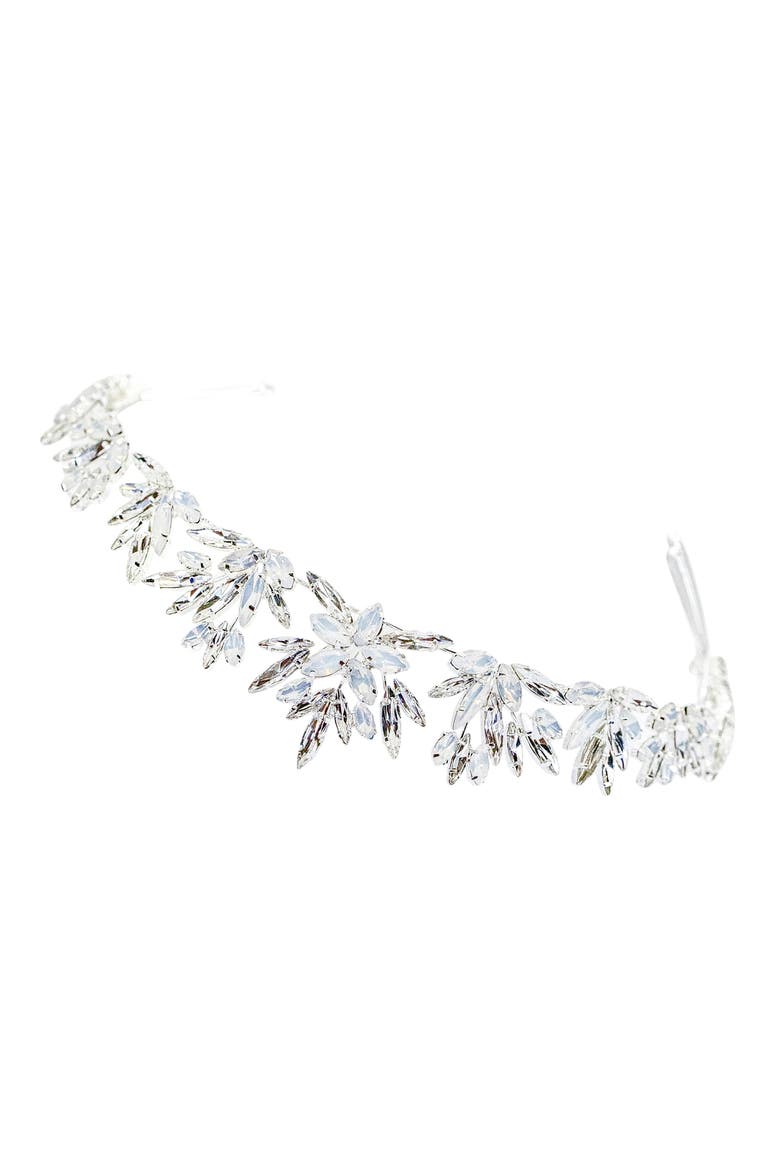 Natala Crystal Tiara, Main, color, SILVER