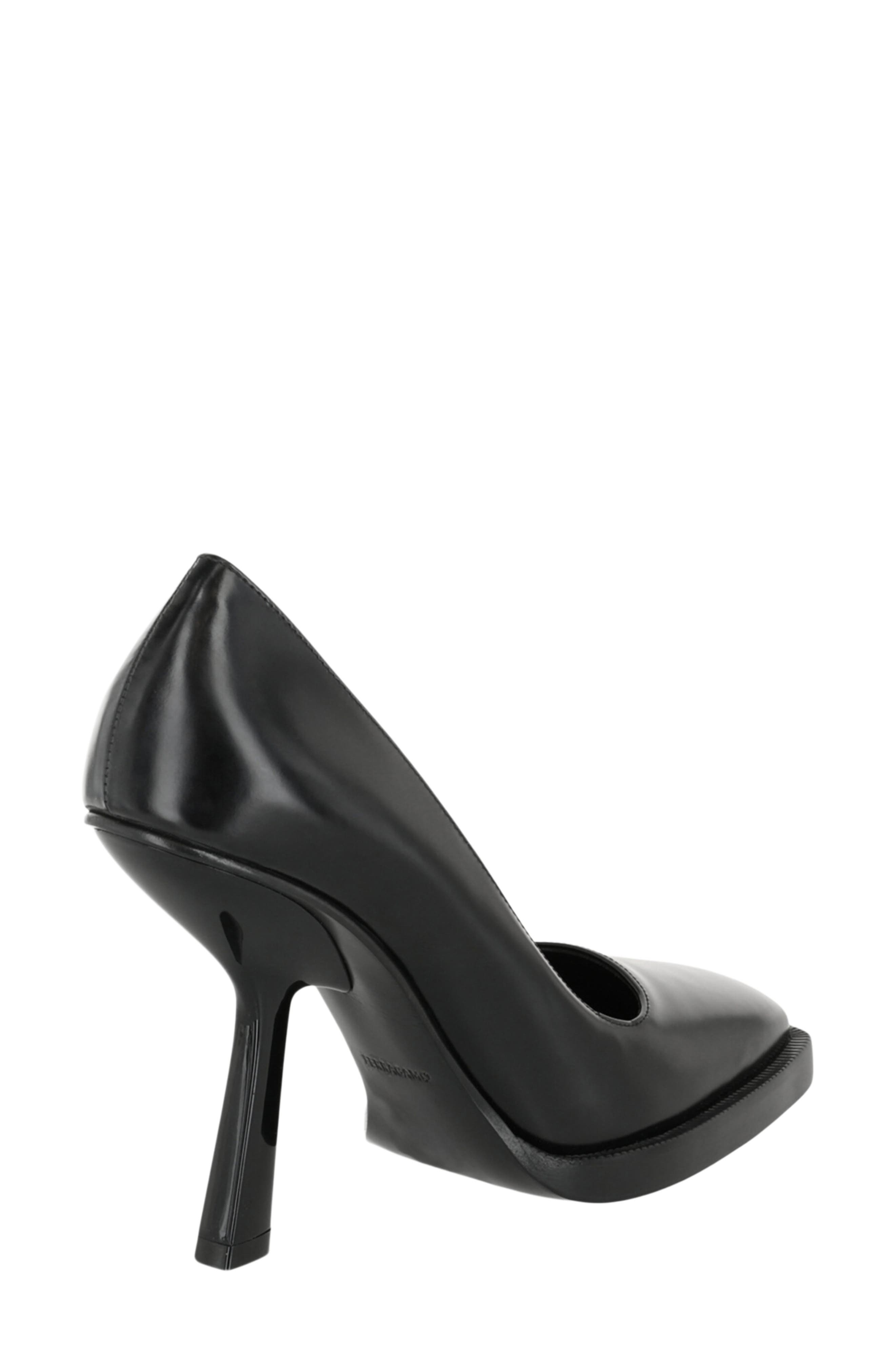 Anser Leather Pump, Alternate, color, BLACK