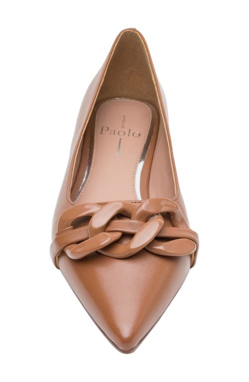 Linea Paolo Nora Pointed Toe Flat In Brown