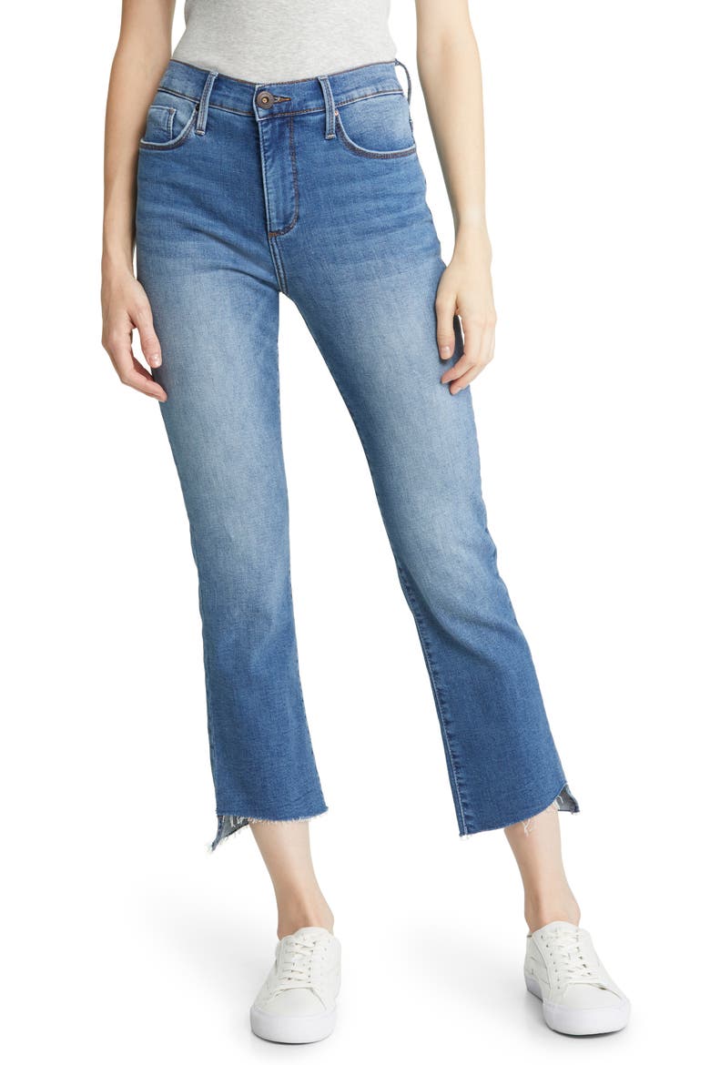 Daniel Step Hem Slim Straight Leg Jeans, Main, color, MEDIUM VALENCIA WASH