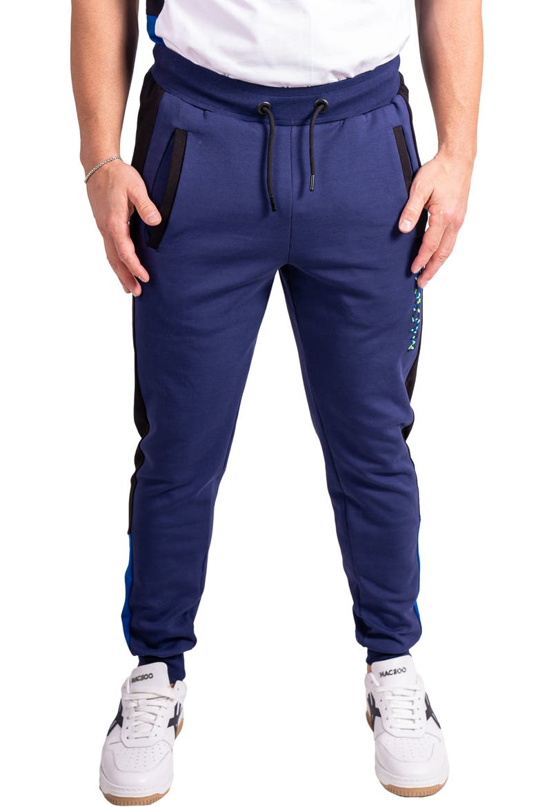 Resistanceemb Blue Joggers, Main, color, BLUE