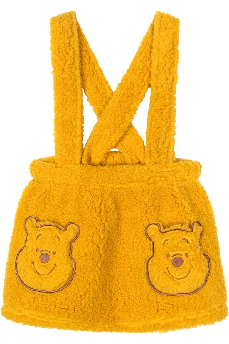 Winnie the Pooh 2-Piece Tee and Suspender Skirt Set, Alternate, color, Winnie the Pooh Gold