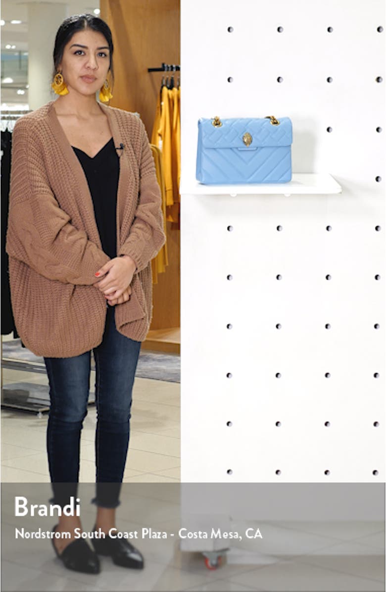 Kensington Quilted Leather Shoulder Bag, sales video thumbnail