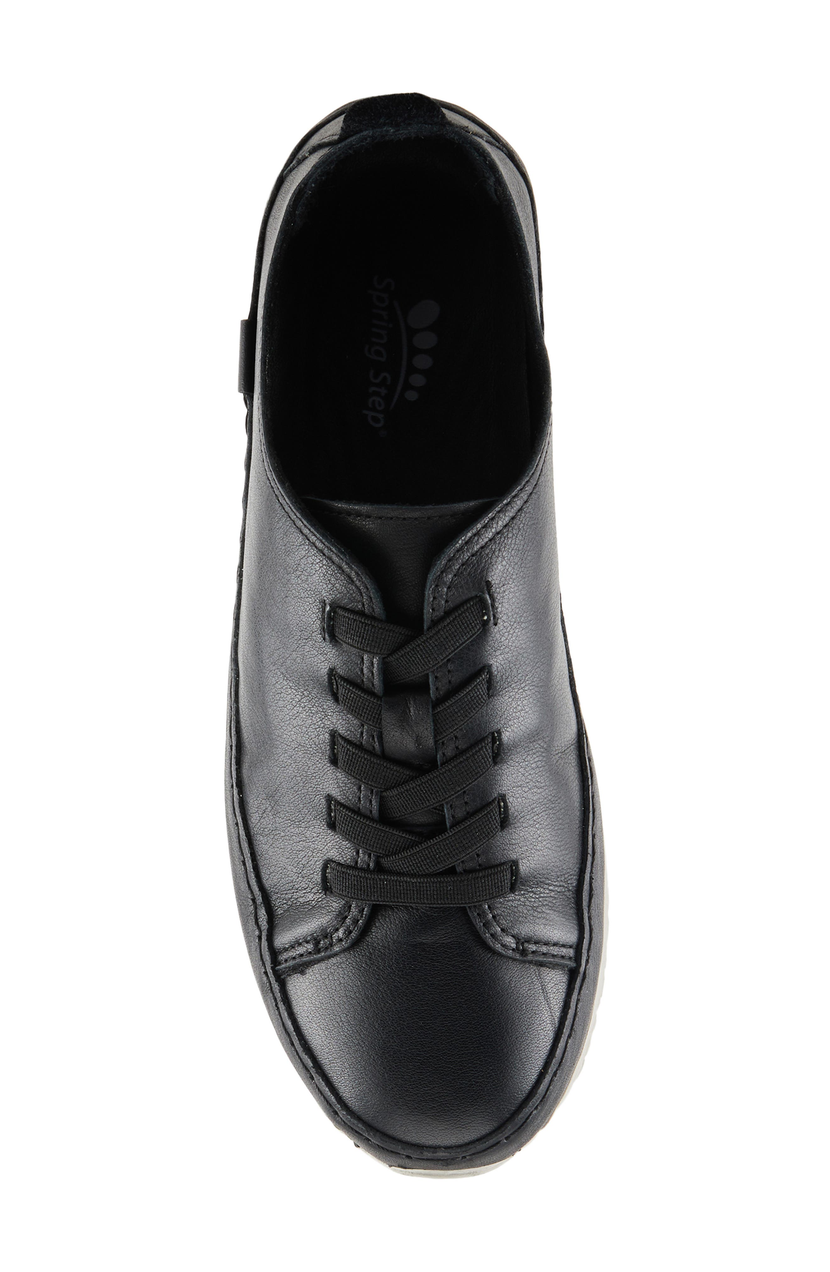 Spring Step Abeck Sneaker, Alternate, color, Black