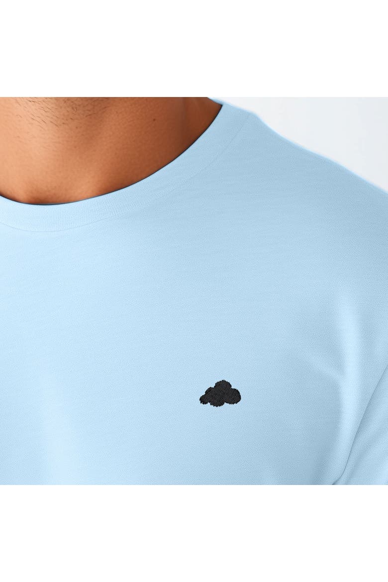 Mens Lil Cloud Lightweight Jersey Tee, Alternate, color, Baby Blue