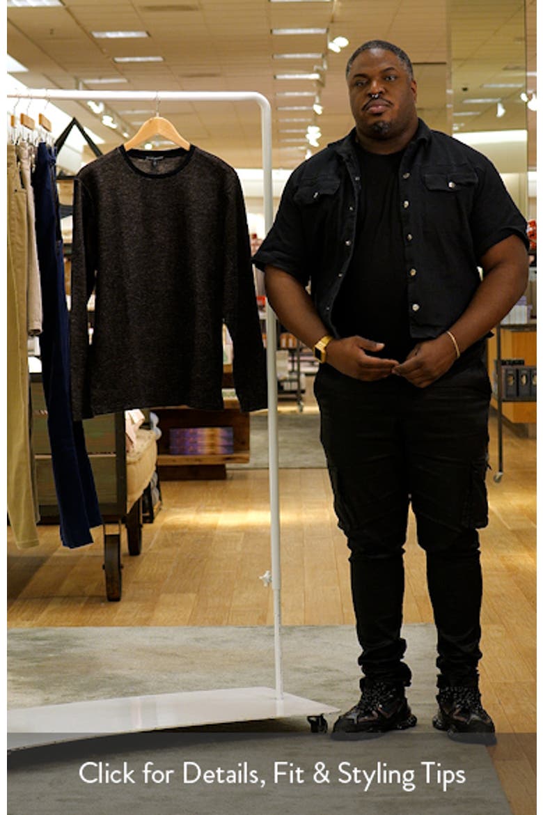 Emmanuel Long Sleeve Cotton & Wool Crewneck T-Shirt video