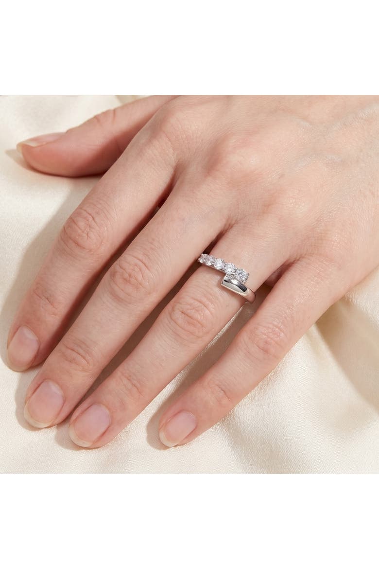 Bypass 3/8Ct Diamond Fashion Anniversary Ring 14k Gold Lab Grown, Alternate, color, 14k Yellow Gold