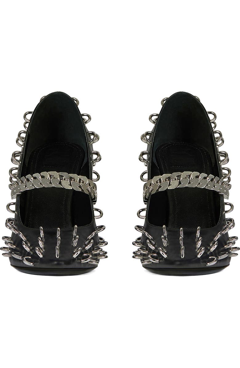 Givenchy Chain Strap Pierced Pointed Toe Pump, Alternate, color,