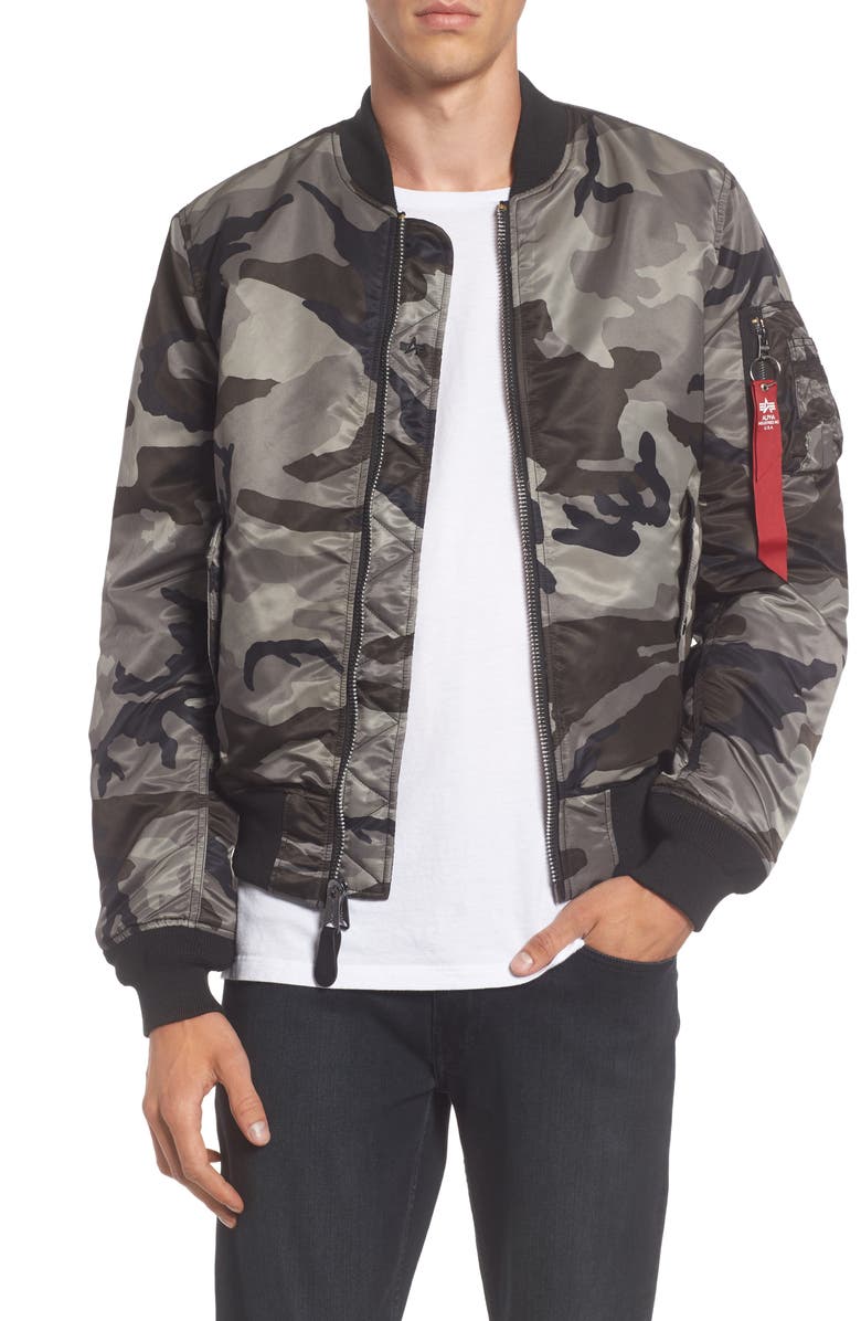 Alpha Industries 'MA-1' Slim Fit Bomber Jacket, Main, color,