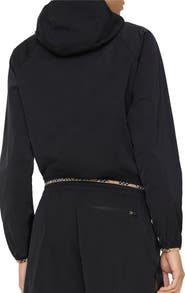 Burberry Stretch Nylon Hooded Jacket