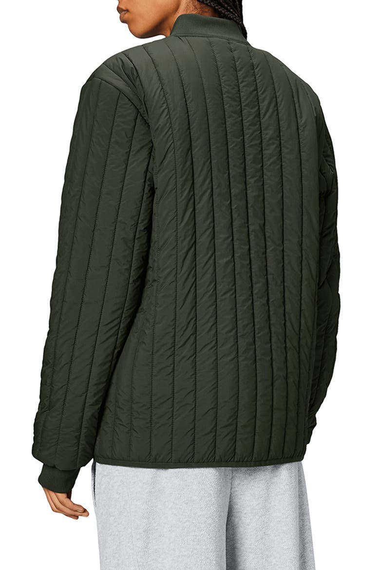 Banja Water Repellent Bomber Liner Jacket, Alternate, color, GREEN