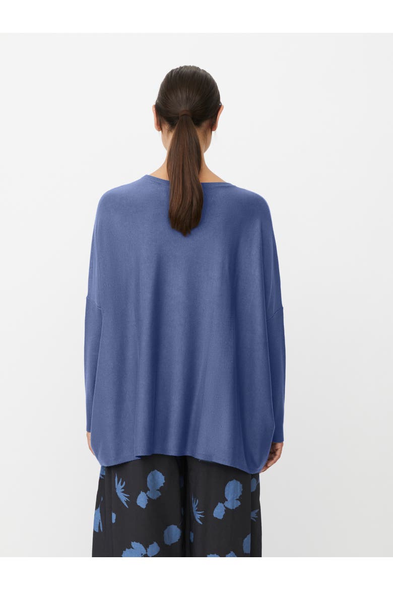Mafanasi Round Neck Oversized Top, Alternate, color, Gray Blue