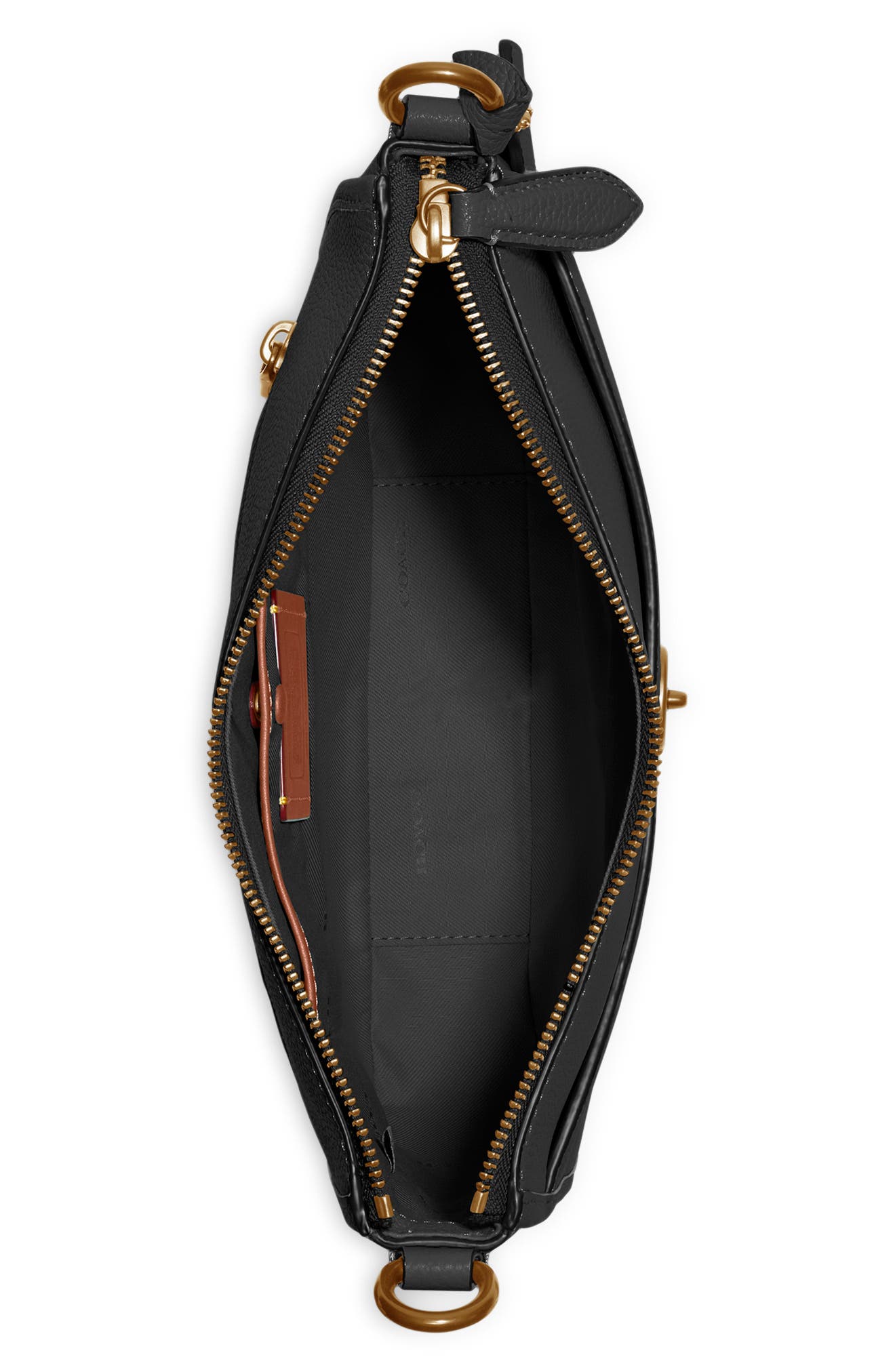 COACH Chaise Pebbled Leather Crossbody Bag, Alternate, color, 