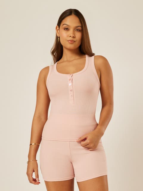 Essential Everyday Henley Tank Top
