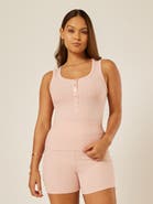 Be Athletica Essential Everyday Henley Tank Top
