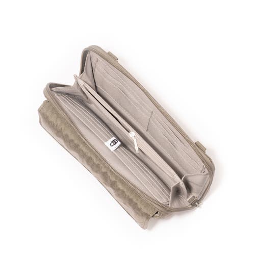 Baggallini Rfid Phone Wallet Crossbody Bag In Sterling Shimmer