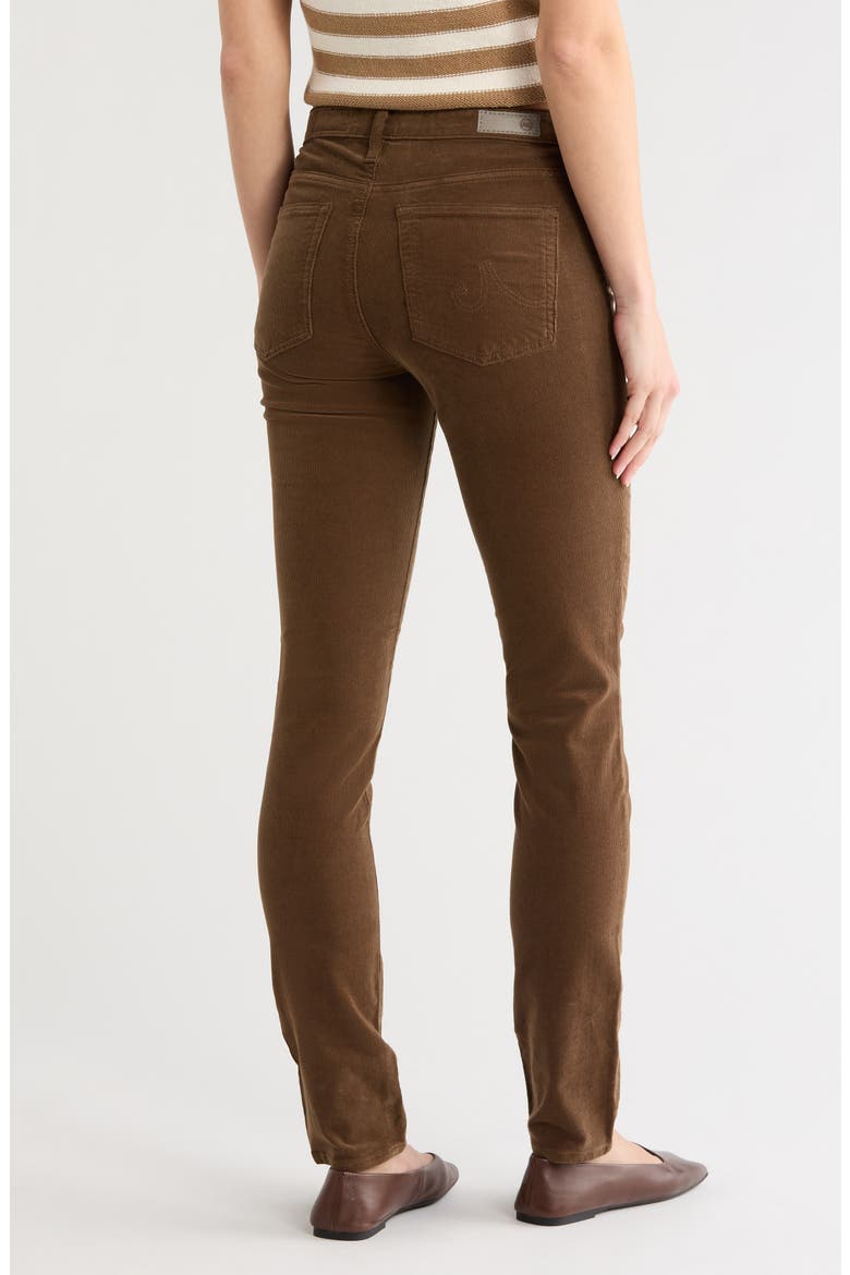 Prima Corduroy Skinny Pants, Alternate, color, WILD MUSHROOM