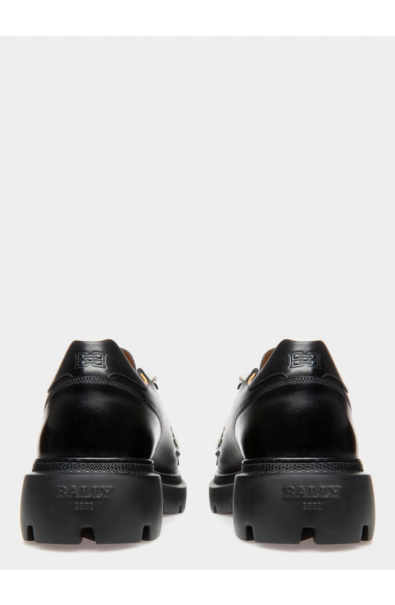 Bally Varshal Leather Derbies, Alternate, color, Black