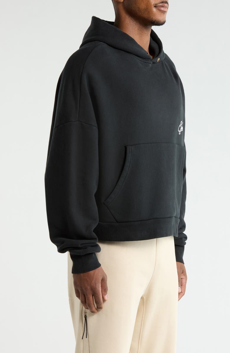Elwood Logo Rectangle Hoodie, Alternate, color, Black Ink