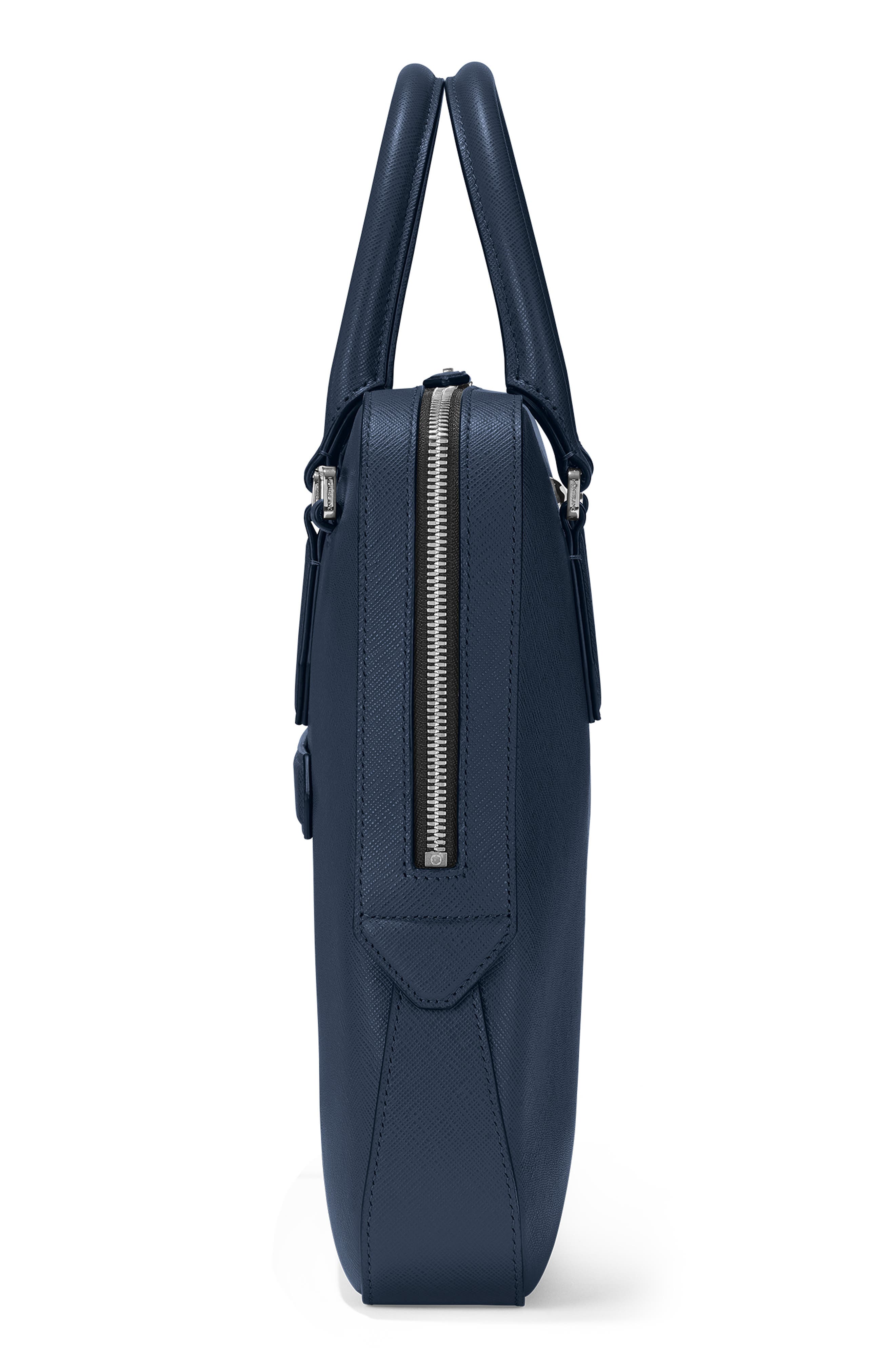 Montblanc Sartorial Leather Document Case, Alternate, color, Ink Blue