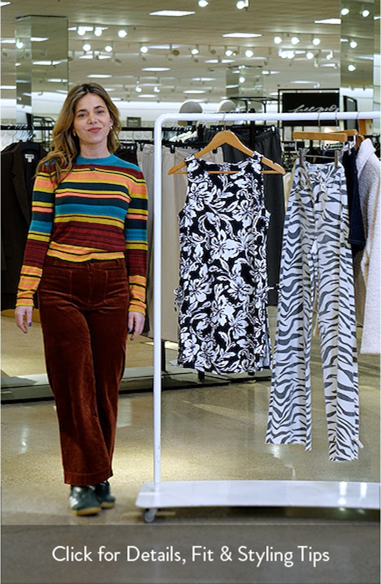 Sunset Blooms Skirted UPF 50+ Cover-Up Romper, sales video thumbnail