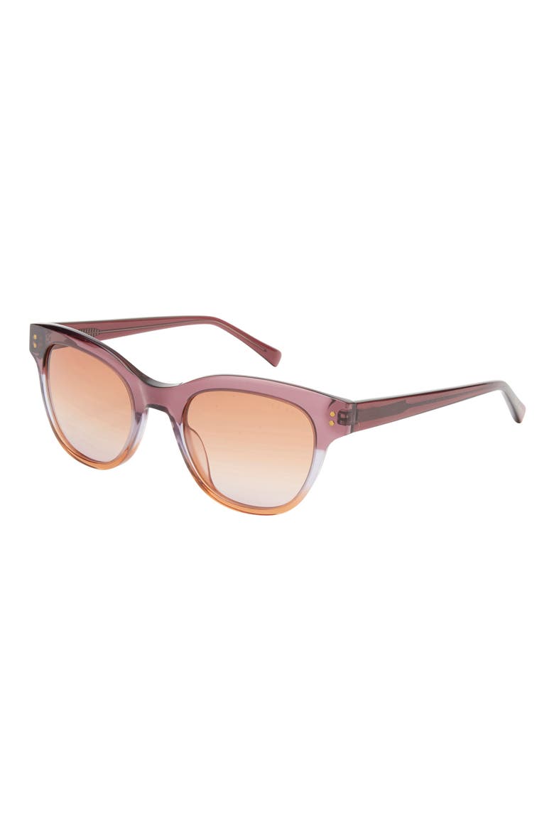 52mm Cat Eye Sunglasses, Alternate, color, PURPLE