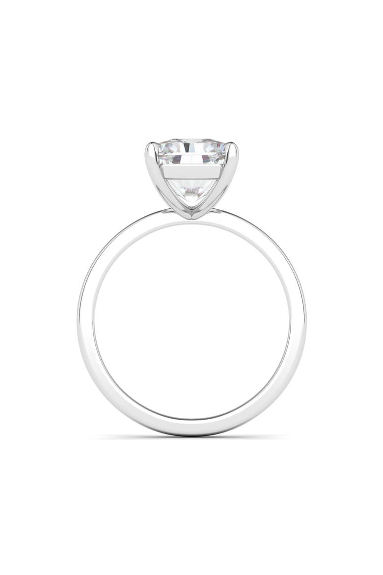 Radiant Cut Lab Created Diamond Ring, Alternate, color, 3.00 CTW 18K WHITE GOLD