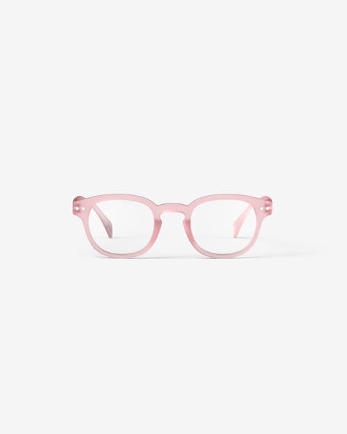 Izipizi #c 49mm Square Reading Glasses In Pink