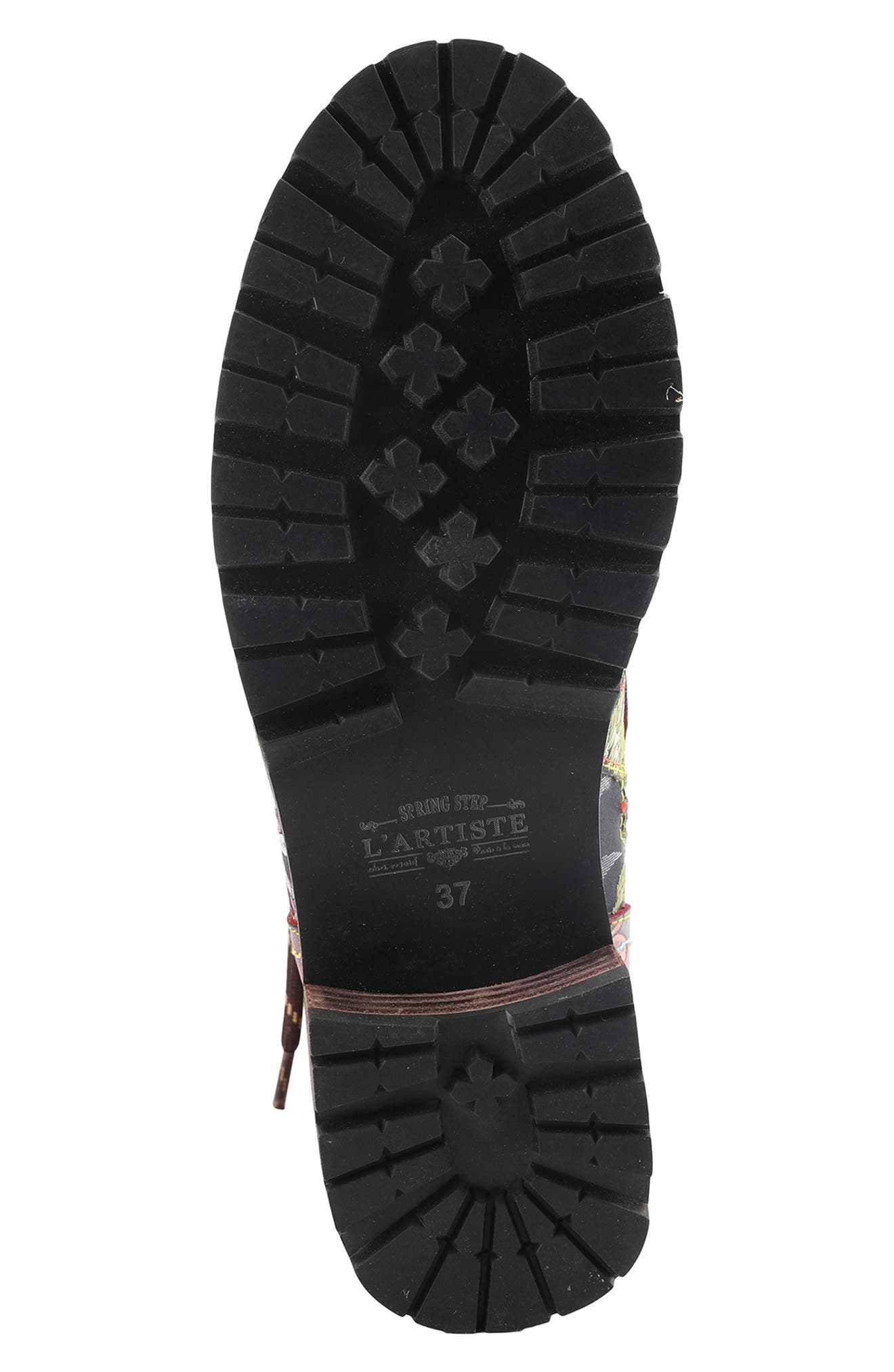 L'Artiste by Spring Step L'Artiste Fantastic Lace-Up Boot, Alternate, color, Red Multi