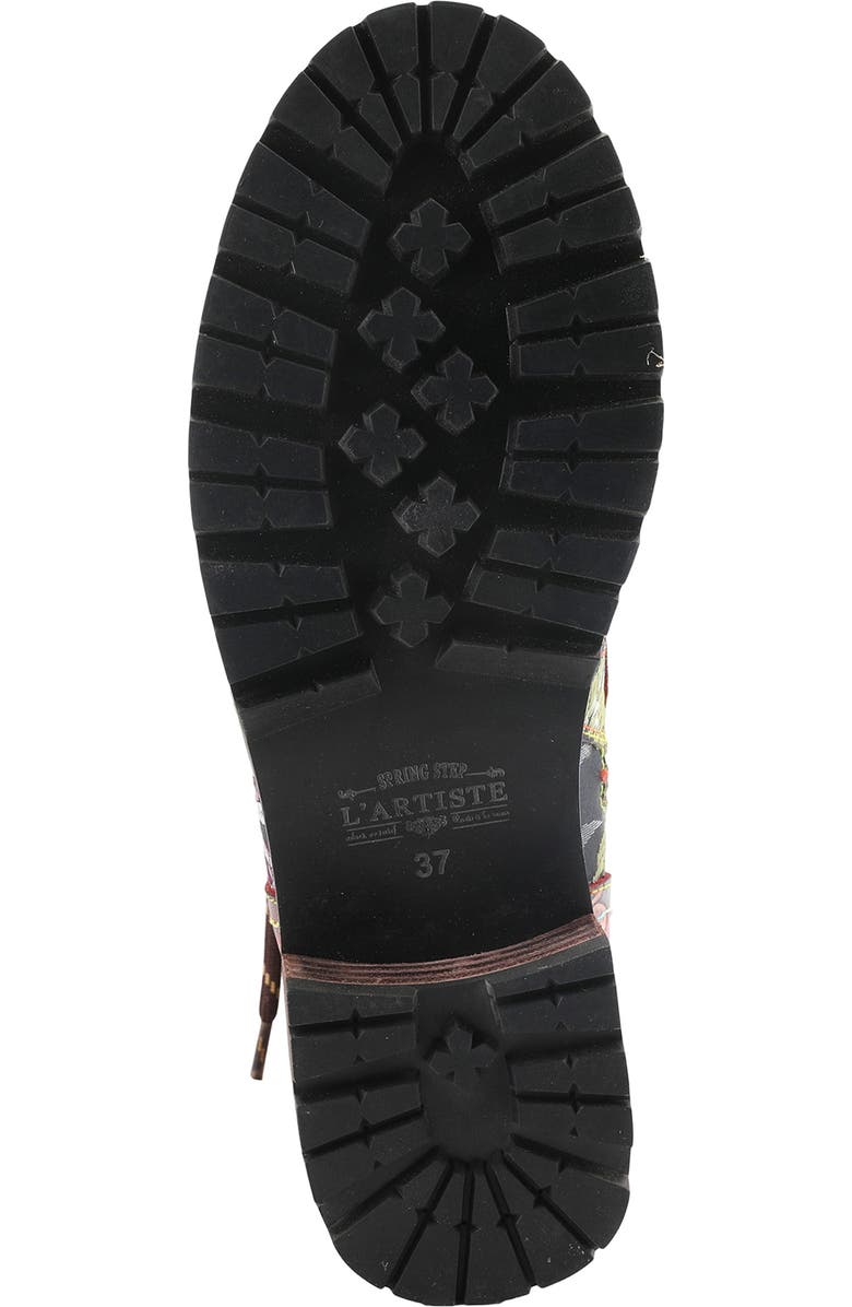 L'Artiste by Spring Step L'Artiste Fantastic Lace-Up Boot, Alternate, color, Red Multi