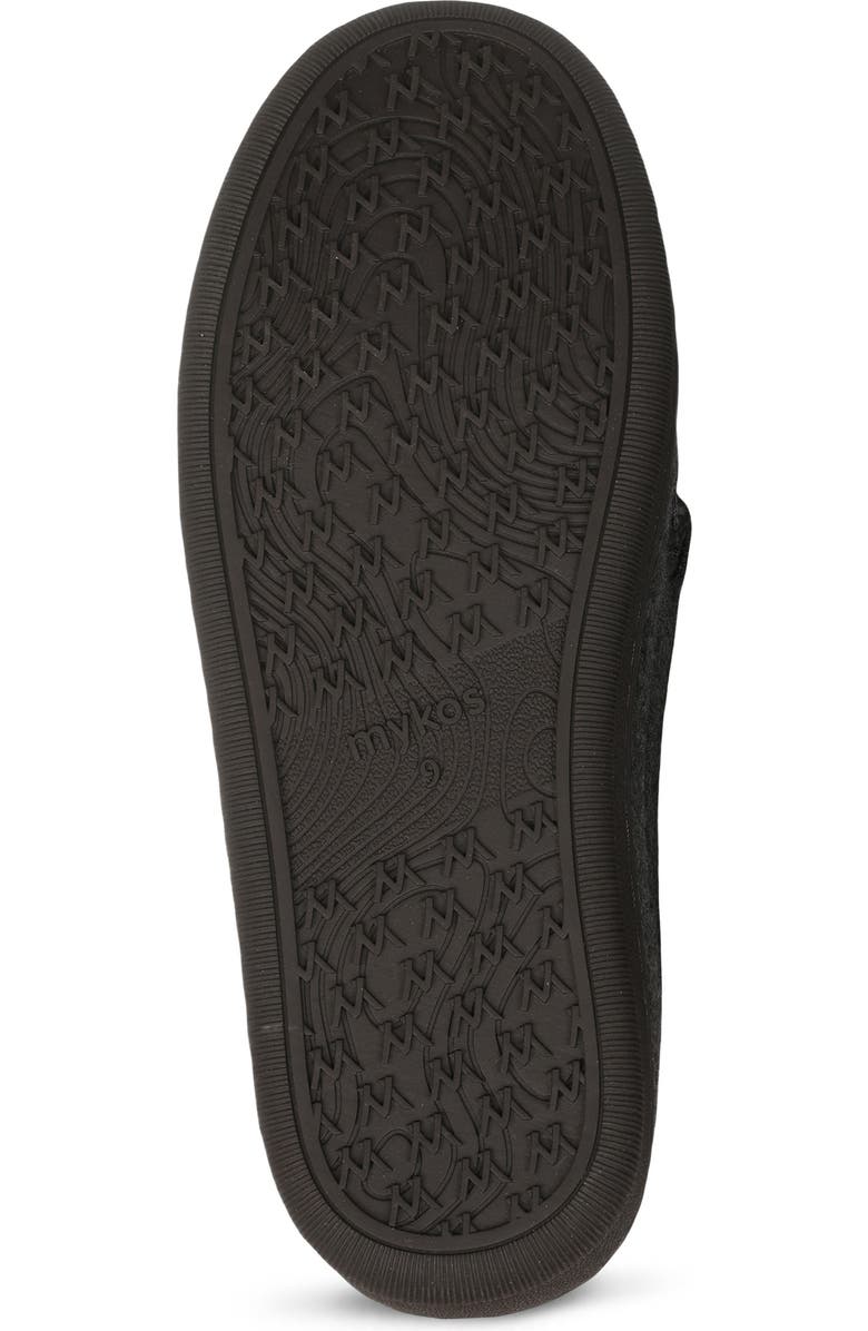 Mykos Harrison Faux Shearling Lined Moc Slipper, Alternate, color, Grey Wool