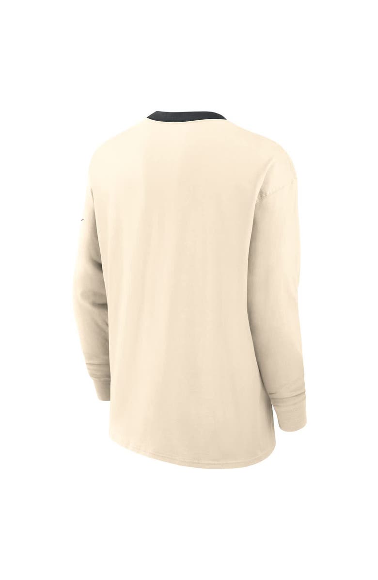 Nike Men's Nike Natural Georgia Bulldogs Athletic Prep Max90 Pocket Logo Long Sleeve T-Shirt, Alternate, color, 