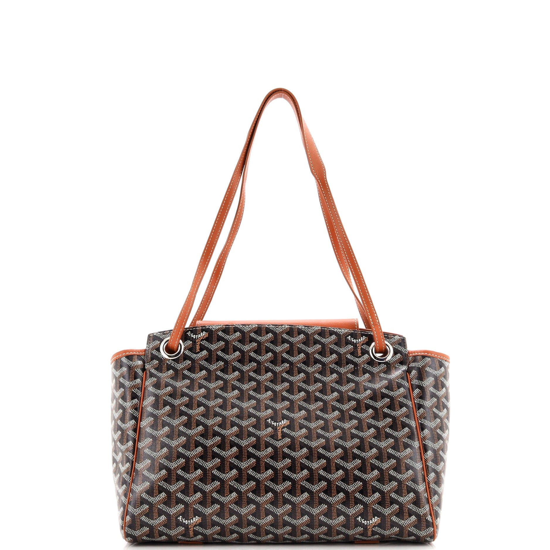 Pre-Owned Goyard Rouette Bag Coated Canvas PM, Alternate, color, 