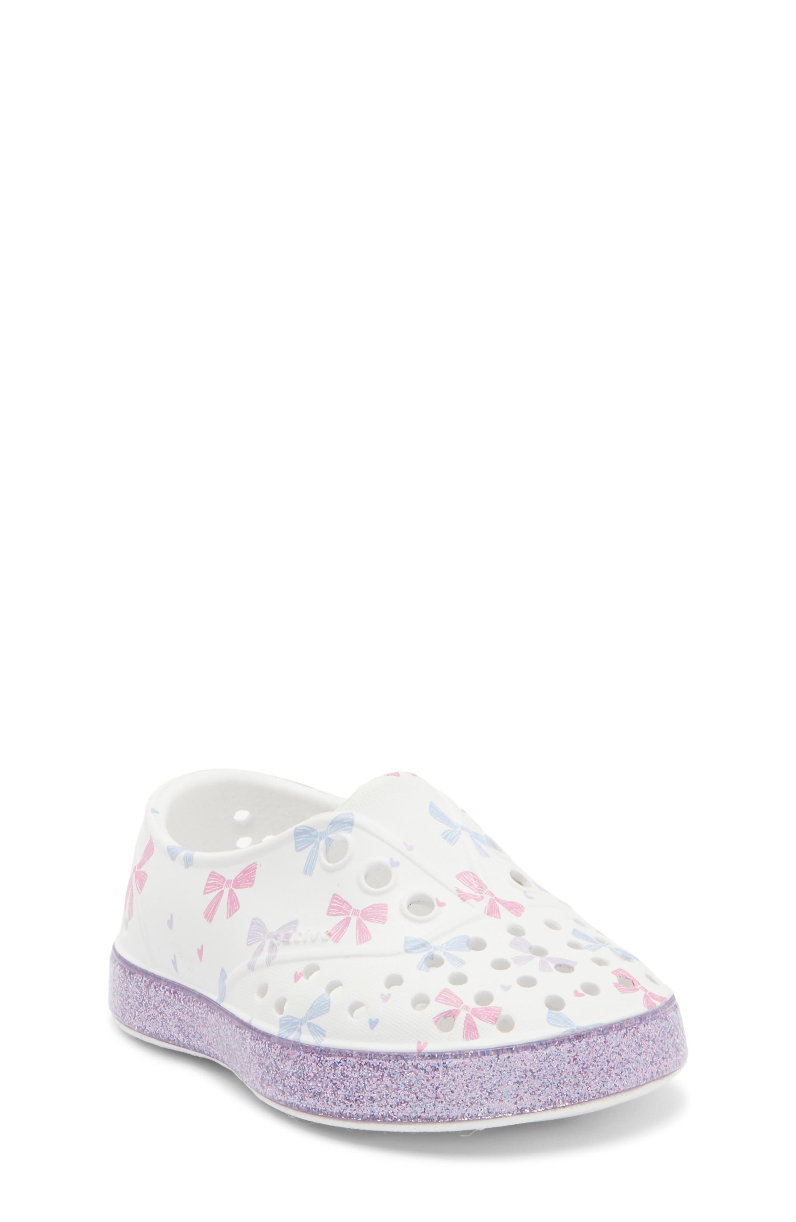 Native Shoes Kids' Miller Water Friendly Slip-On Sneaker, Main, color, Shlwht/ Troblng/ Hrtsbws
