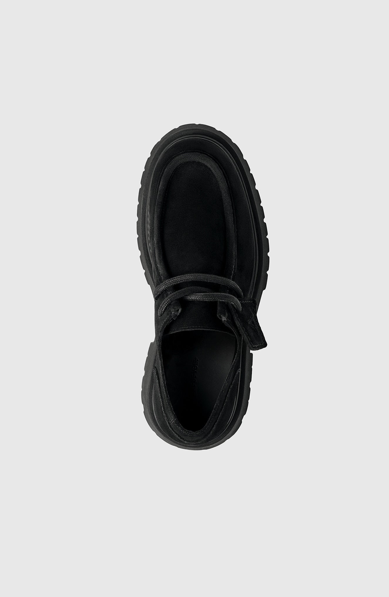 The Atelier Suede Lace-up Shoe, Alternate, color, Black
