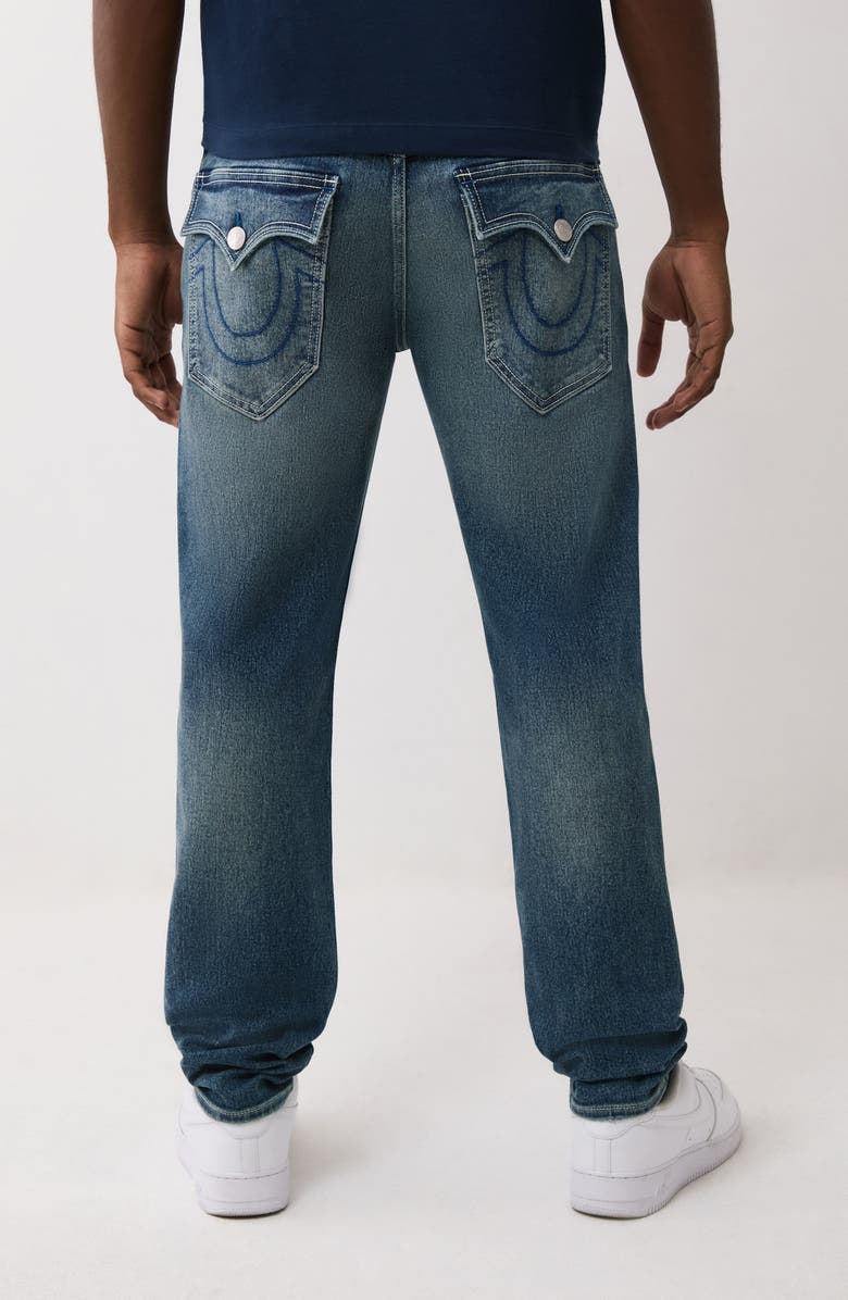 True Religion Geno Slim Leg Jeans, Alternate, color, Medium Salted Caramel