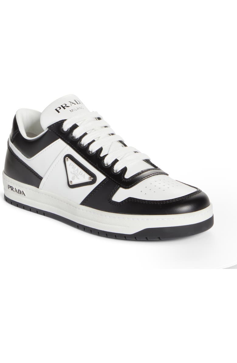 Prada Downtown Logo Low Top Sneaker, Main, color,