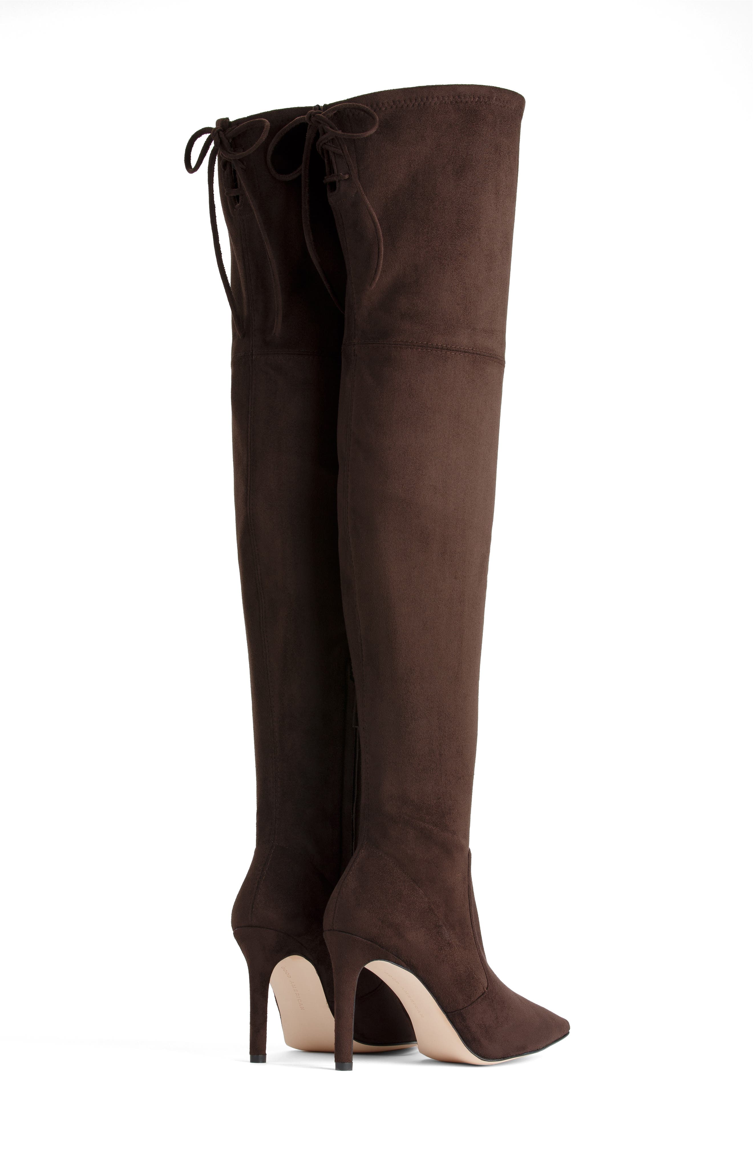 Good American The Overtime Over the Knee Boot, Alternate, color, 