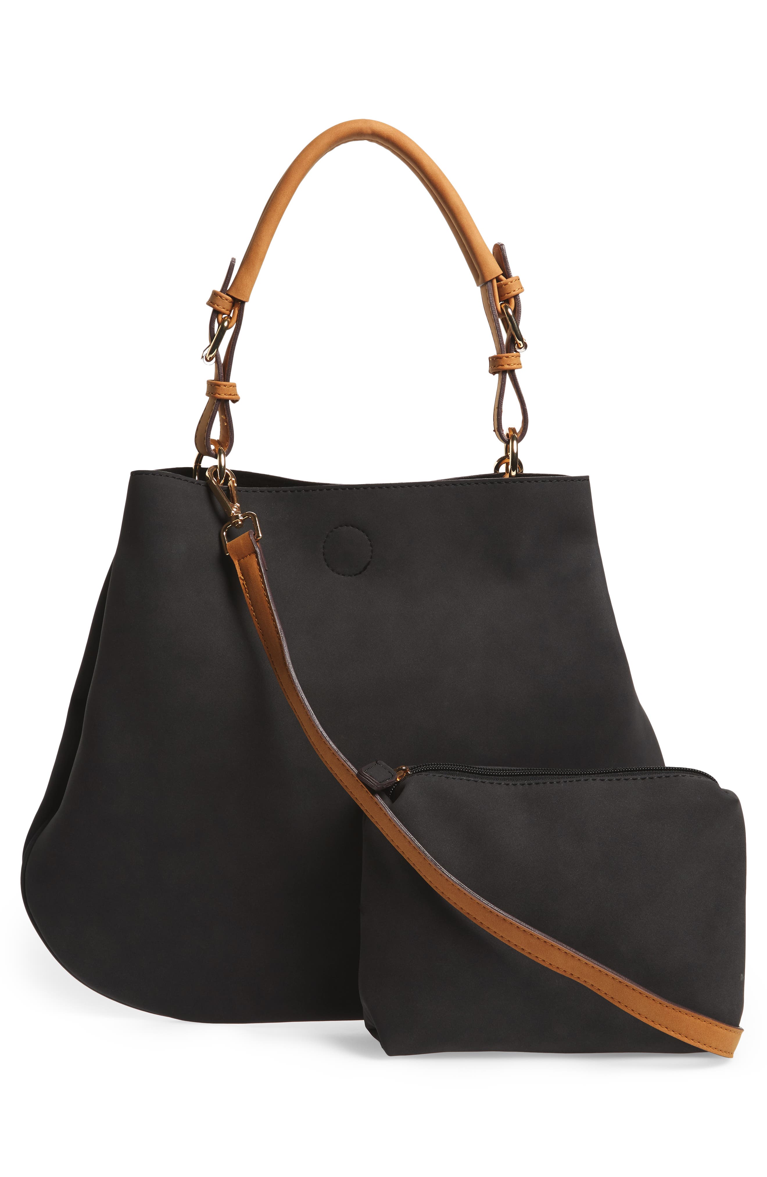 Sole Society Roman Faux Leather Slouchy Tote, Alternate, color, 